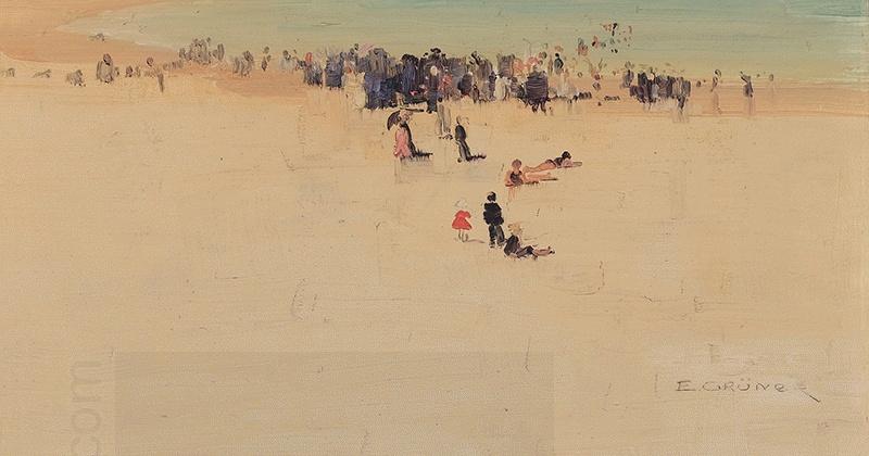 Elioth Gruner Along the Sands